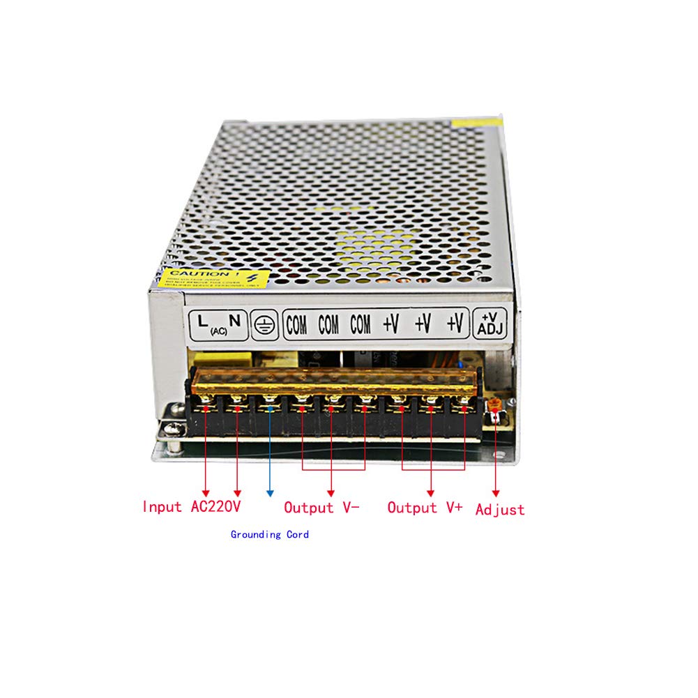 24V 10A Switching Power Supply,AC110/220V to DC24V, 240W Power Converter Transformer for LED Strip Light,Radio,CCTV,Probe Signal Lamp,Computer…