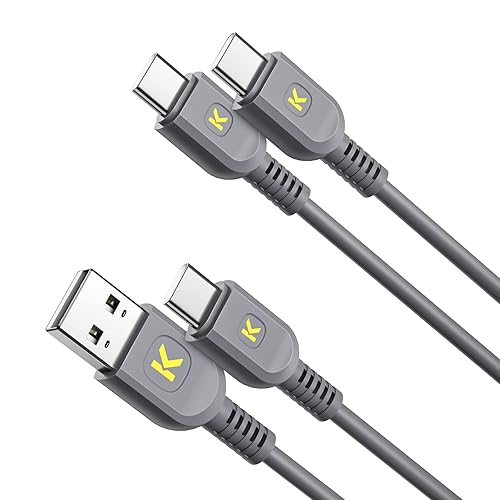 Fanttik USB C to USB C Cable(65W) & USB A to USB C Cable (18W), for iPhone 15/15Pro,MacBook Pro 2020, iPad Pro 2020, iPad Air 4, Samsung Galaxy
