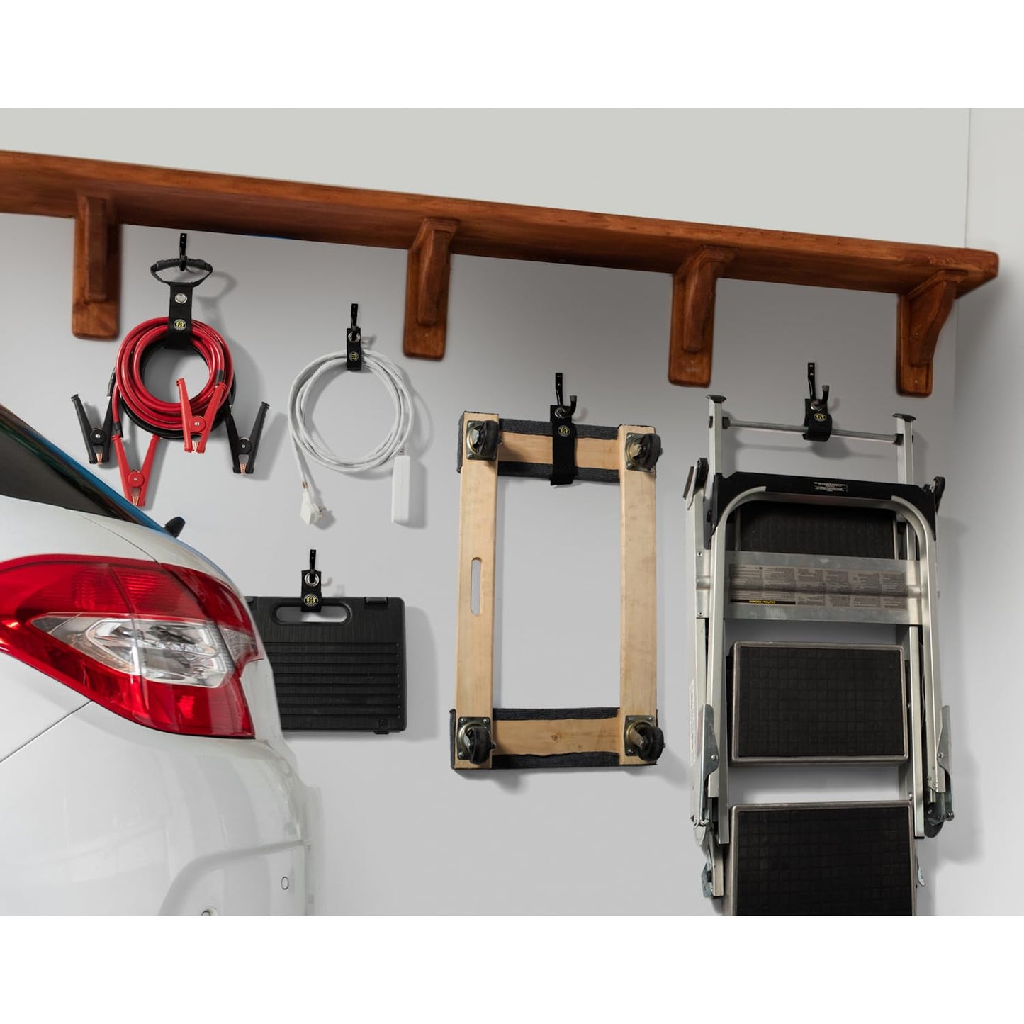 Spartan Power Heavy Duty Storage Straps, 1" X 7" Electronics Cord Holder Organizer for Office Organization and Cable Storage (6 Pack)
