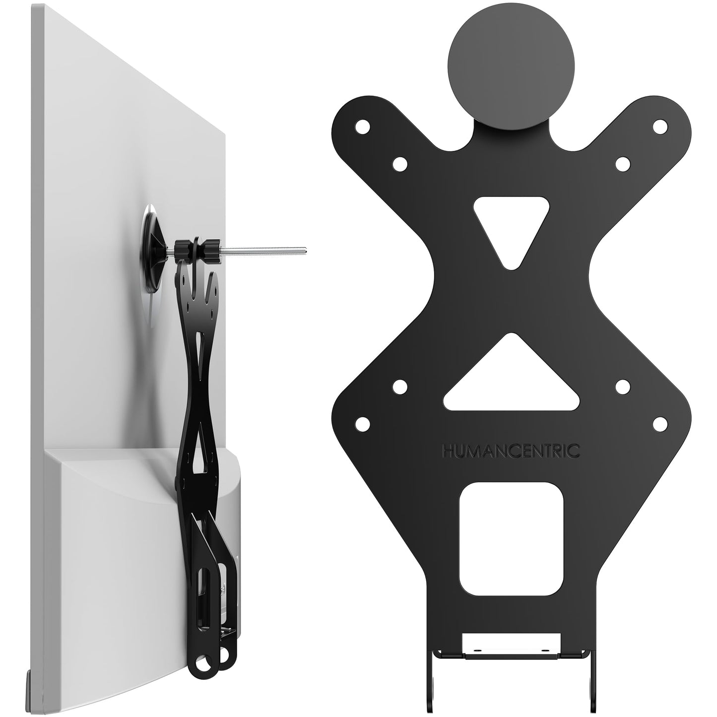 HumanCentric VESA Mount Adapter for HP Monitors 22er, 22es, 22f, 23er, 23es, 23f, 24ea, 24ec, 24er, 24es, 24f, 24fw, 25er, 25es, 25f, 27er, 27ea