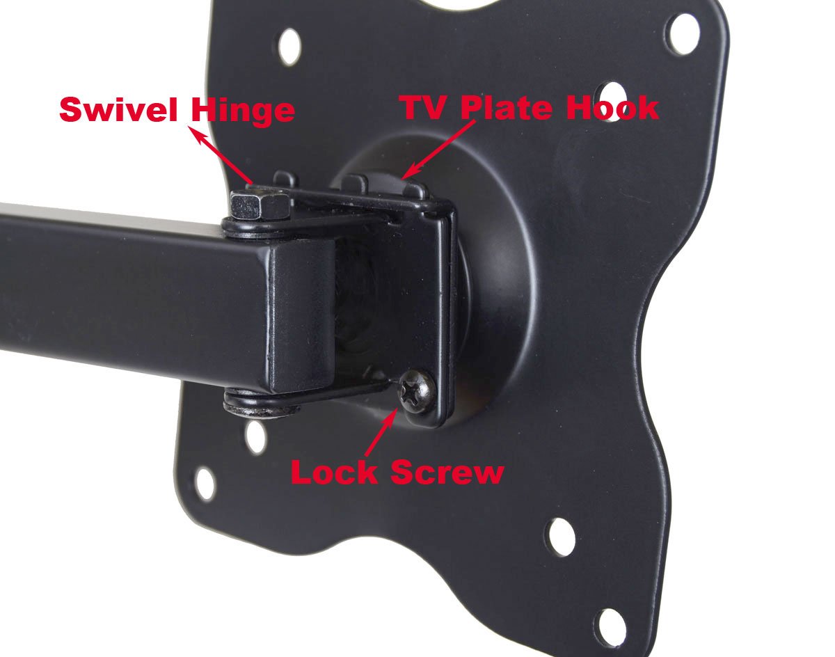 VideoSecu Swivel TV Wall Mount for Acer Westinghouse 24" to 32" K272HUL EWM24F1Y1 CW24T9PW CW24T9BW ML12B BIB