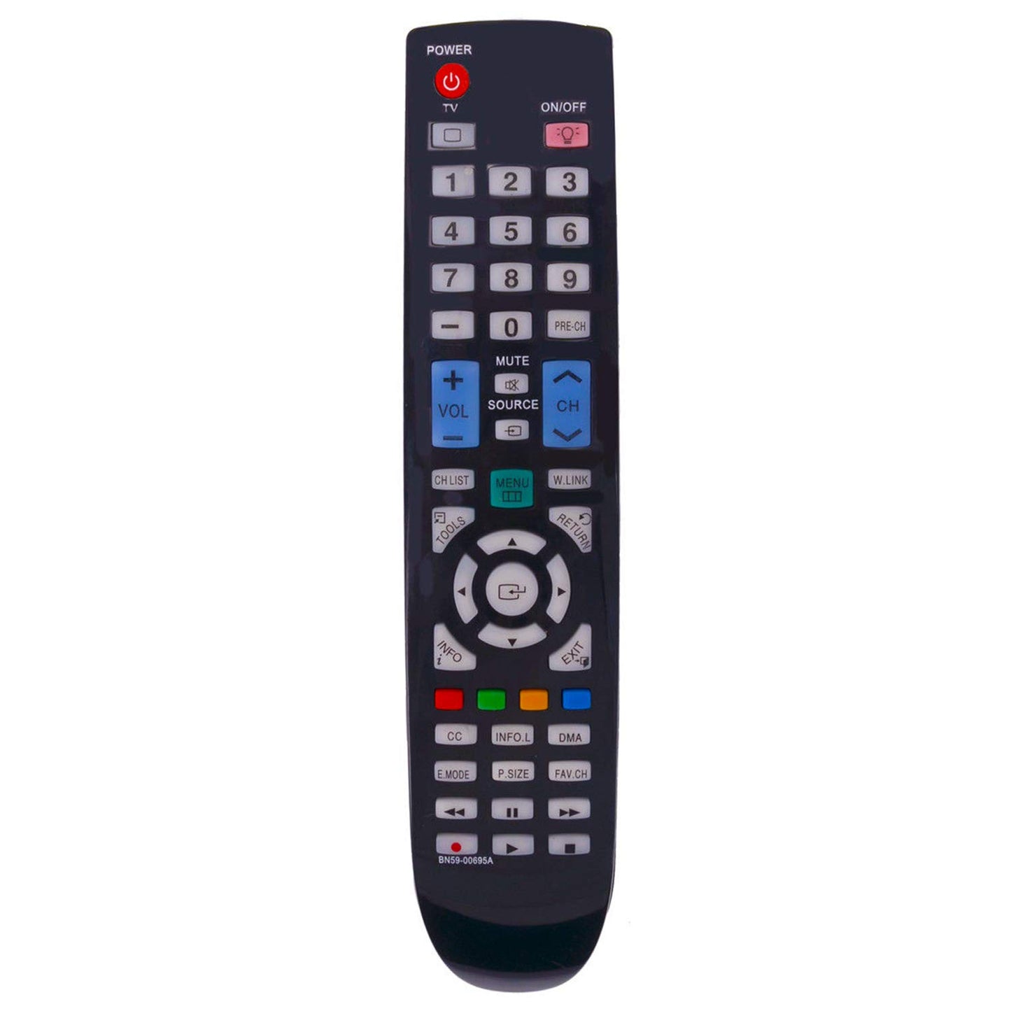 BN59-00695A BN5900695A Remote Control fit for Samsung LCD TV LN19A650 LN22A650 LN32A650 LN40A650 LN46A650 LN46A850 LN52A650 PL58A650 PN50A650 PN58A650
