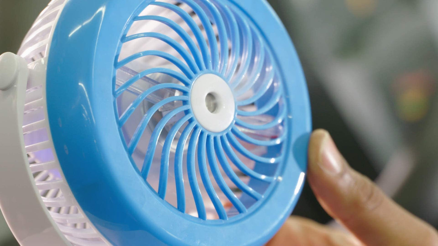 Spark Innovators Go Fan Cool Mist - Lithium Ion Fan w/Built in Mister! - As Seen on TV