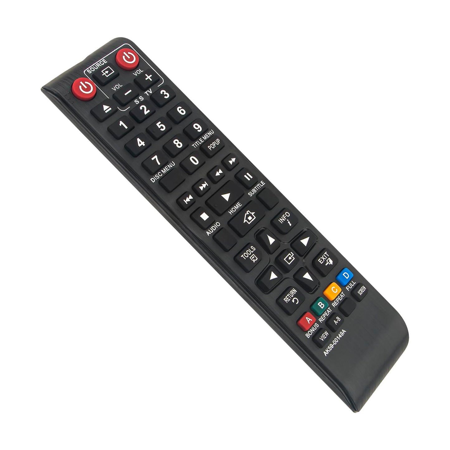 AK59-00149A sub AK59-00148A Replaced Remote fit for Samsung Blu-ray Player BD-ES5300 BD-F5100 BD-FM51C BD-FM57C BD-H5100 BD-H5900 BD-HM51 BD-HM59