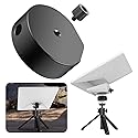 Tripod Adapter for Starlink Mini, AIRYSEE Premium Aluminum Alloy Travel Tripod Adapter 1/4"~20 and 3/8"~16 Threaded - Starlink Mini Accessories
