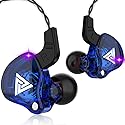 CNWUJASS Wired Gaming Earbuds, QKZ AK6 in Ear Earphone, Running Sport Headphone with Microphone, 1DD Dynamic Driver, for DJ Music Gaming Video…