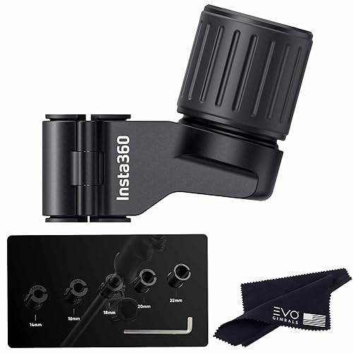 Insta360 Ski Pole Mount for Action Cameras, compatiable X3/ ACE/ACE PRO/ONE RS/X2, GoPro Hero12/11/10/9, DJI OSMO Action 4/3/2 (ski Pole Mount only)
