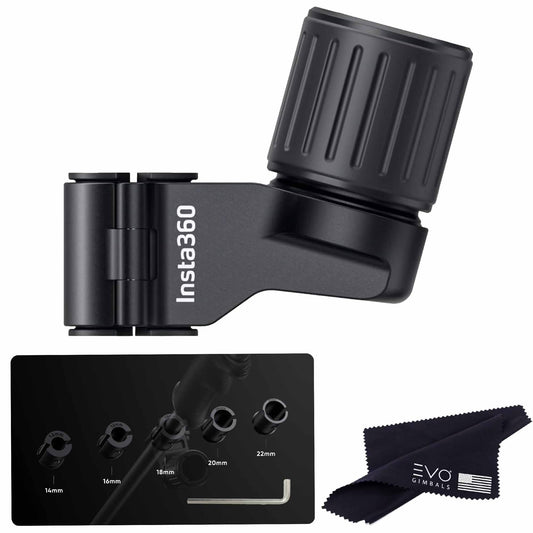 Insta360 Ski Pole Mount for Action Cameras, compatiable X3/ ACE/ACE PRO/ONE RS/X2, GoPro Hero12/11/10/9, DJI OSMO Action 4/3/2 (ski Pole Mount only)