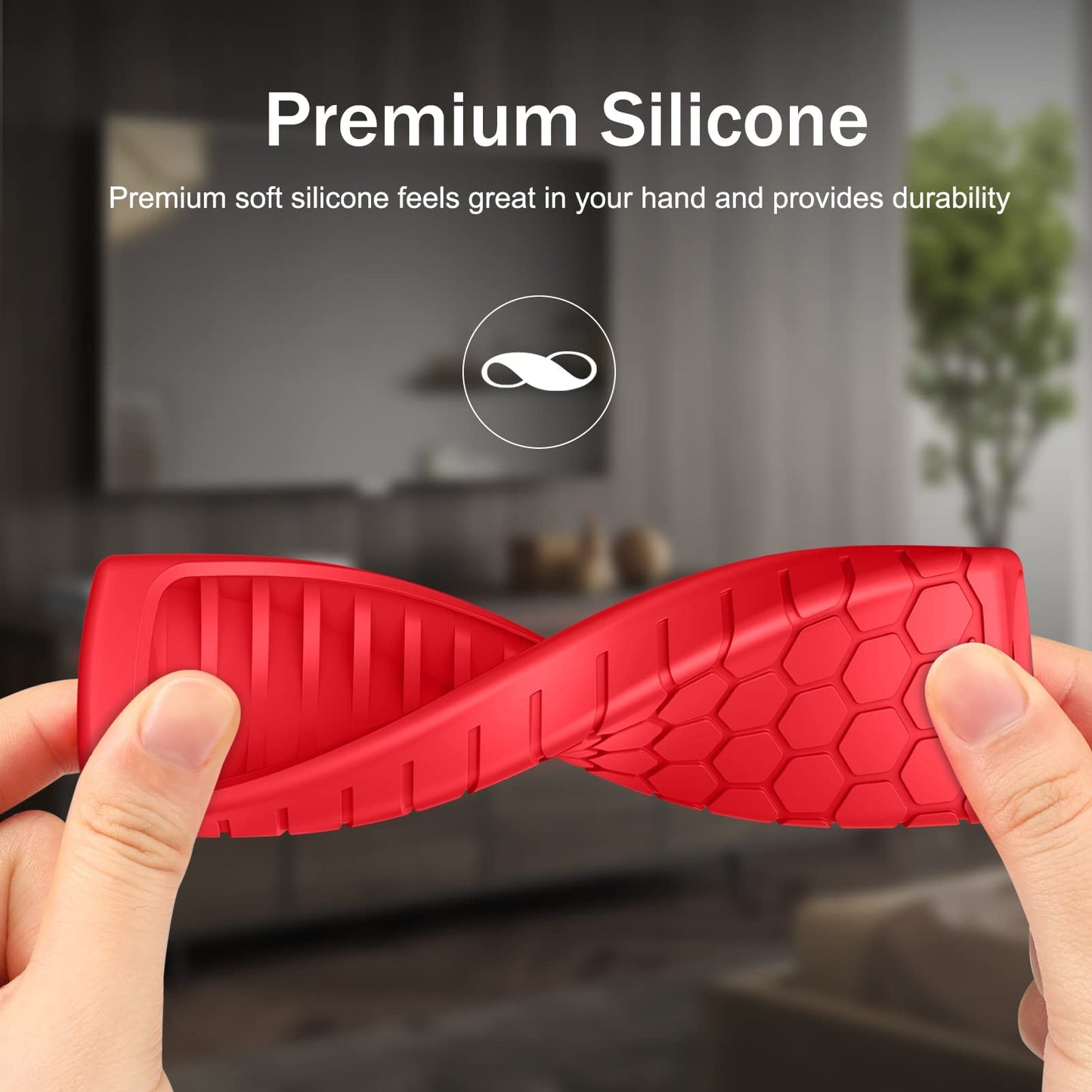 Fintie Silicone Case for Fire TV Stick 4K Max (2nd Gen)/Toshiba/Insignia/Pioneer/2-Series/4-Series/Omni Fire TV Remote - Anti Slip Shockproof Cover