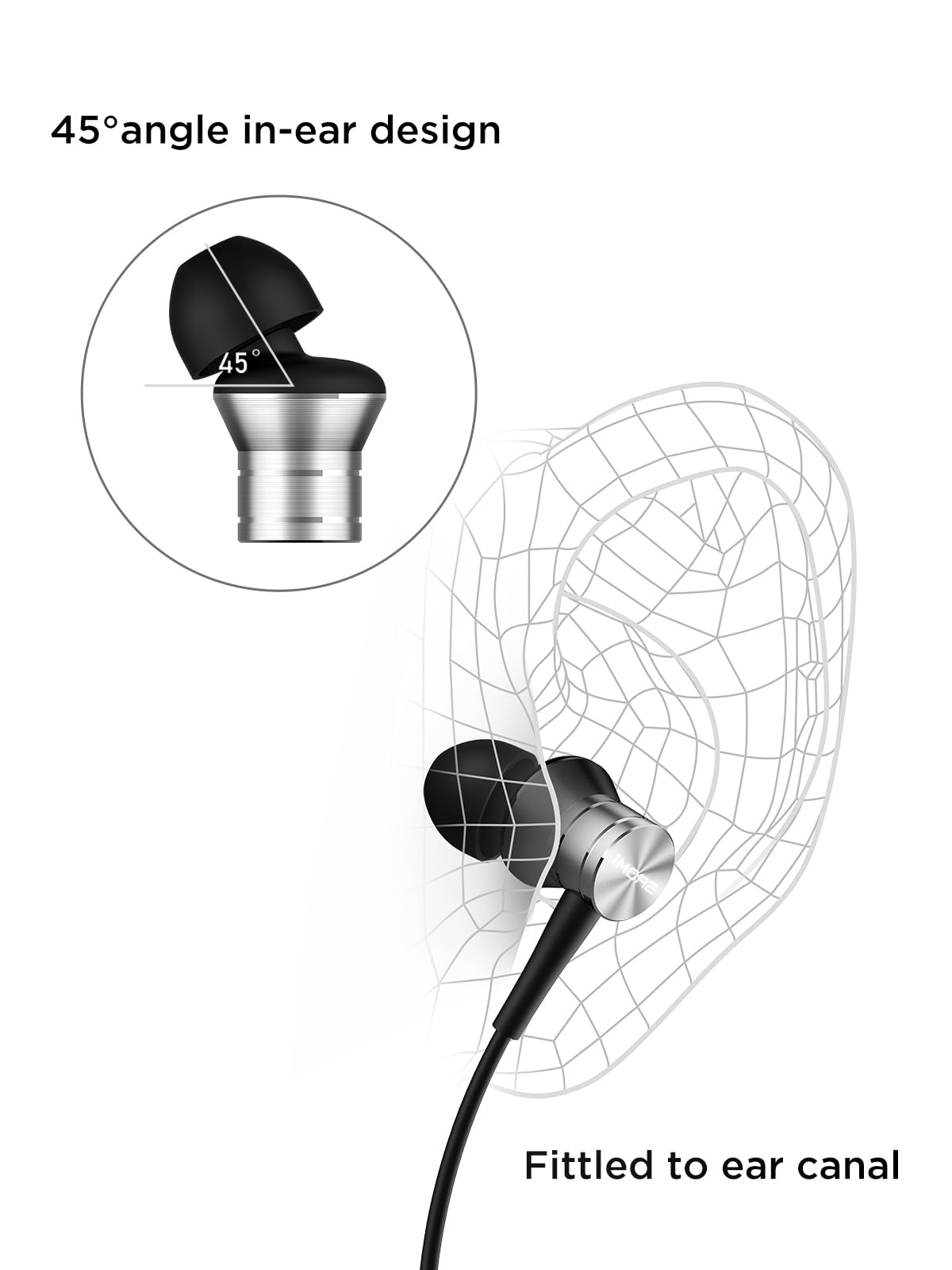 1MORE 2-Pack Piston-Fit Headphones, USB-C in Ear Ear Buds with Mic, Wired Earbuds, Noise Isolation, Control Button, Comfortable Earphones for iPhone…
