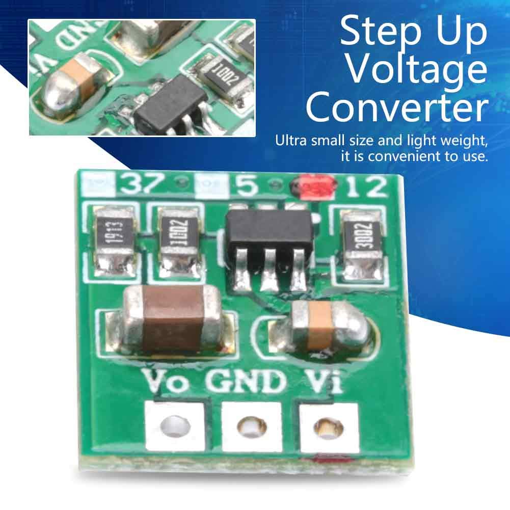 1 pcs Boost Module Mini Adjustable Step-Up Circuit Board DC to DC Power Converter Voltage Regulator Module(12V)