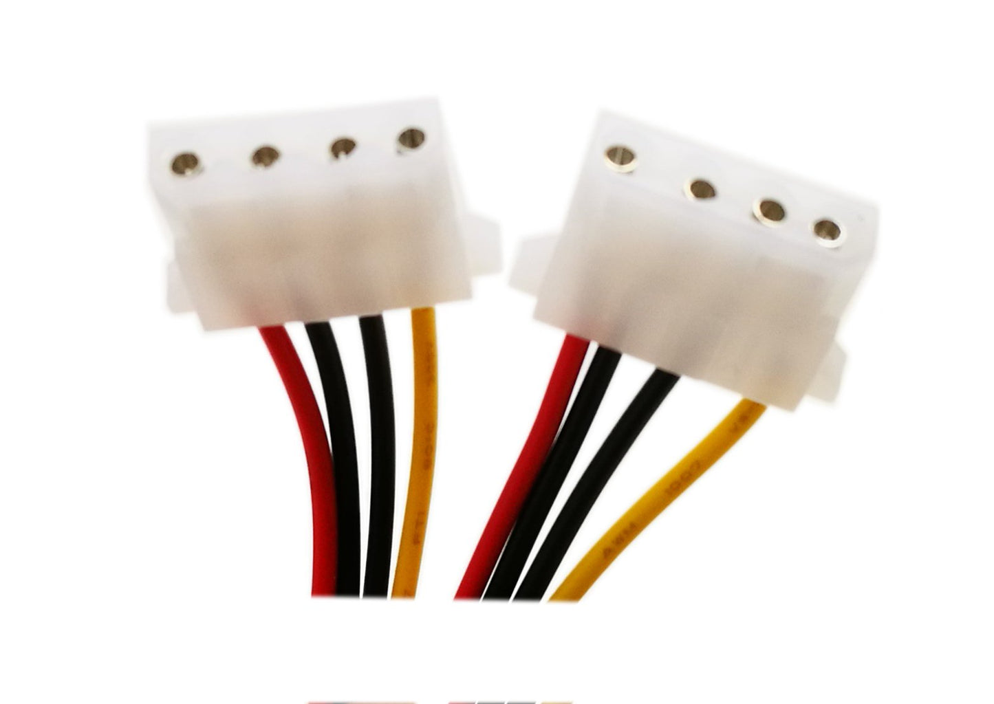zdyCGTime 6 Inch Sata 15-Pin Male to Dual 4 Pin Molex Lp4 Female IDE Hard Drive Power Y-Adapter Converter Cable,Male to Female for 12V/5V IDE HDD DVD