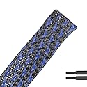 25ft-1/4inch PET Expandable Braided Sleeving Wire Loom Cable Sleeves Automotive Wire Sleeve Cable Management Wrap Wire Protector Tubing Desk Wire