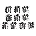 Foto&Tech Metal 1/4 inch to 3/8 inch Tripod Thread Adapter, Easy Mount Convert Screw Adapter for Tripod Monopod Ballhead, Reducer Bushing for Camera