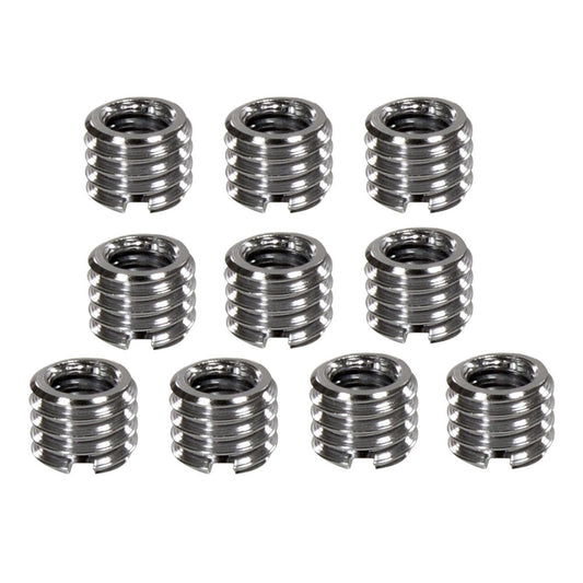 Foto&Tech Metal 1/4 inch to 3/8 inch Tripod Thread Adapter, Easy Mount Convert Screw Adapter for Tripod Monopod Ballhead, Reducer Bushing for Camera