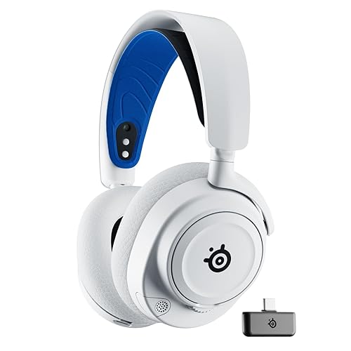 SteelSeries Arctis Nova 7P Wireless Multi-Platform Gaming Headset - Neodymium Magnetic Drivers - 2.4GHz + Bluetooth - 38Hr USB-C Battery - Gen2 AI Mic