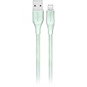 Insignia - 10' Lightning to USB Charge-and-Sync Cable - Green