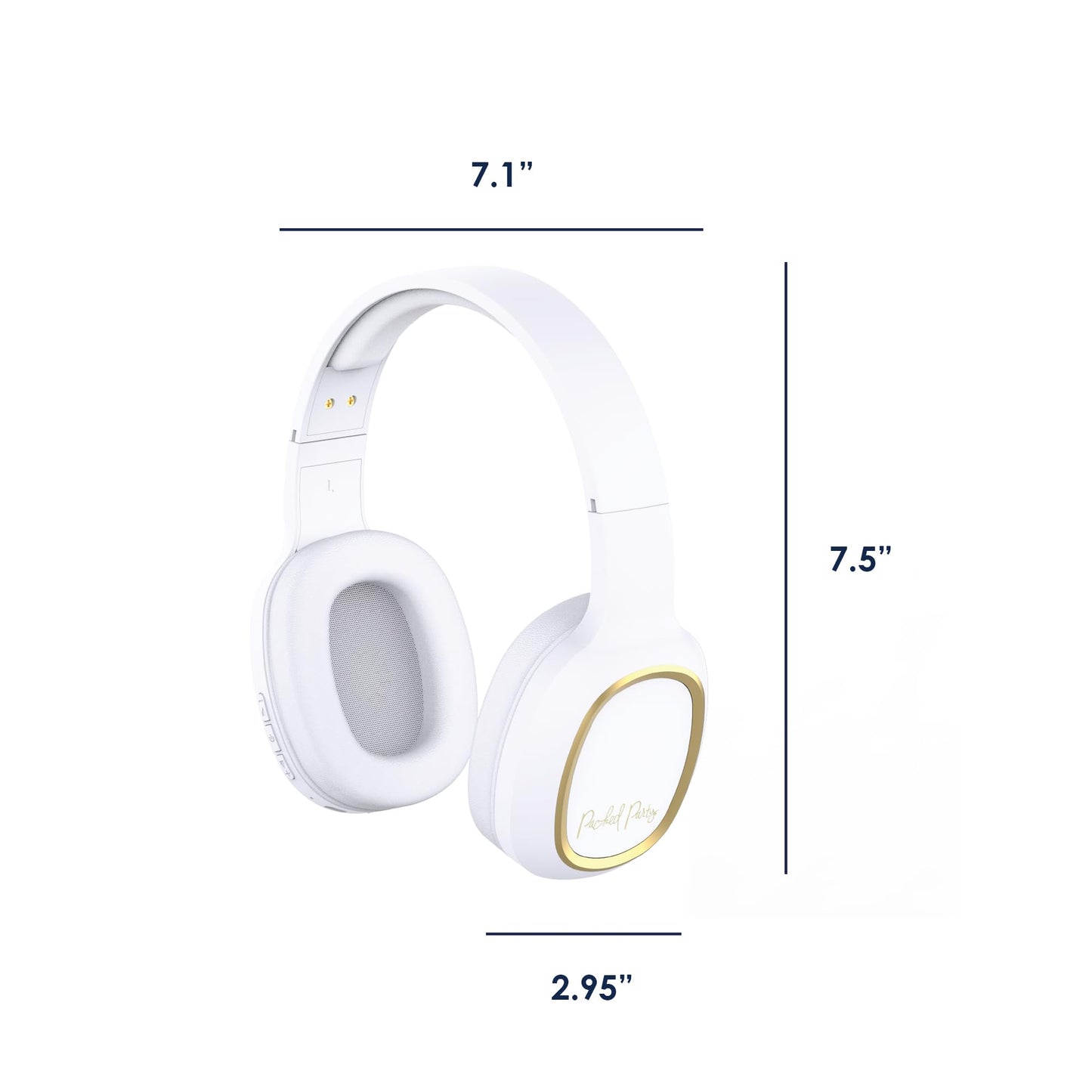 Packed Party Good As Gold Bluetooth Wireless Headphones by DP Audio
