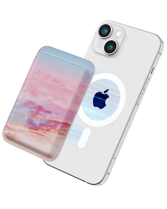 SOFTGAS Magnetic Phone Wallet for Apple MagSafe, Card Wallet Holder for iPhone 15 Pro Max/15 Plus/15 Pro/15, 14 Pro Max/14 Plus/14 Pro/14, 13 Pro