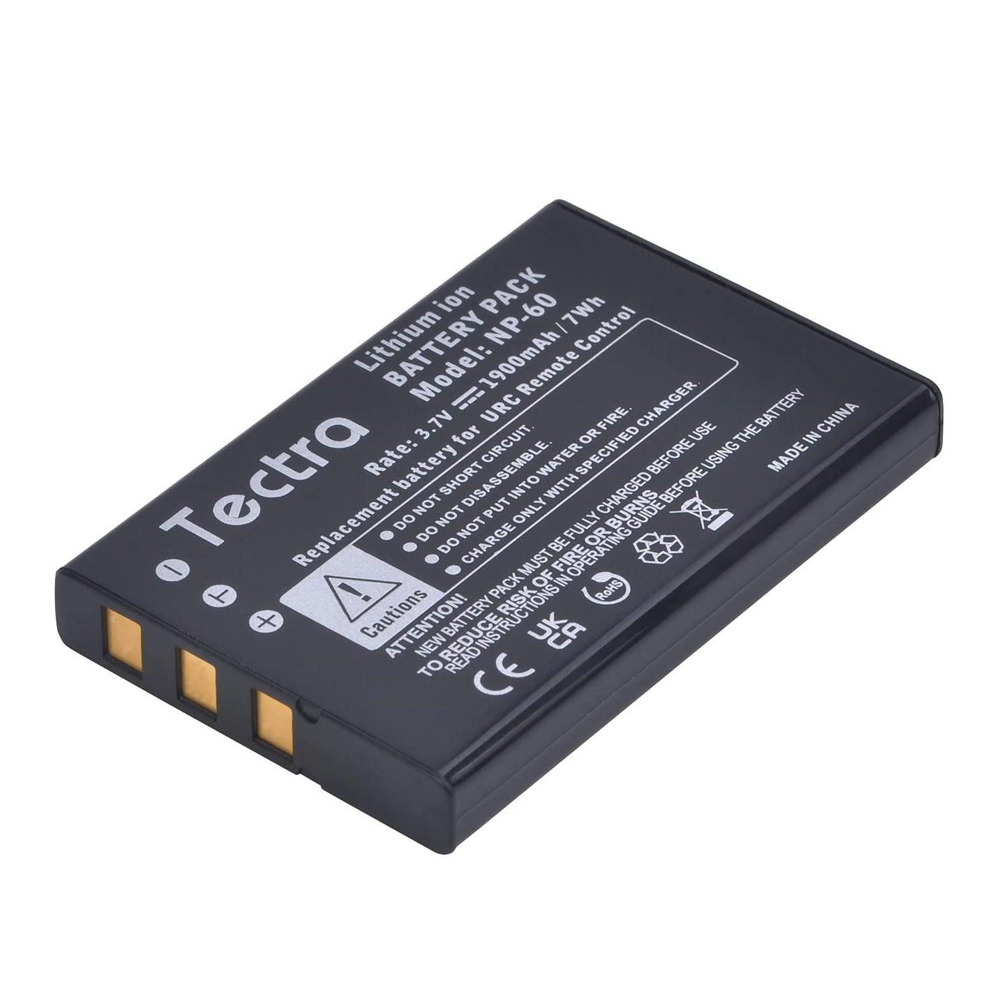 Tectra 2-Pack 1900mAh Battery Compatible with Universal Remote Control URC 11N09T NC0910 RLI-007-1 LIT0404, MX-810, MX-880, MX-890, MX-950, MX-980