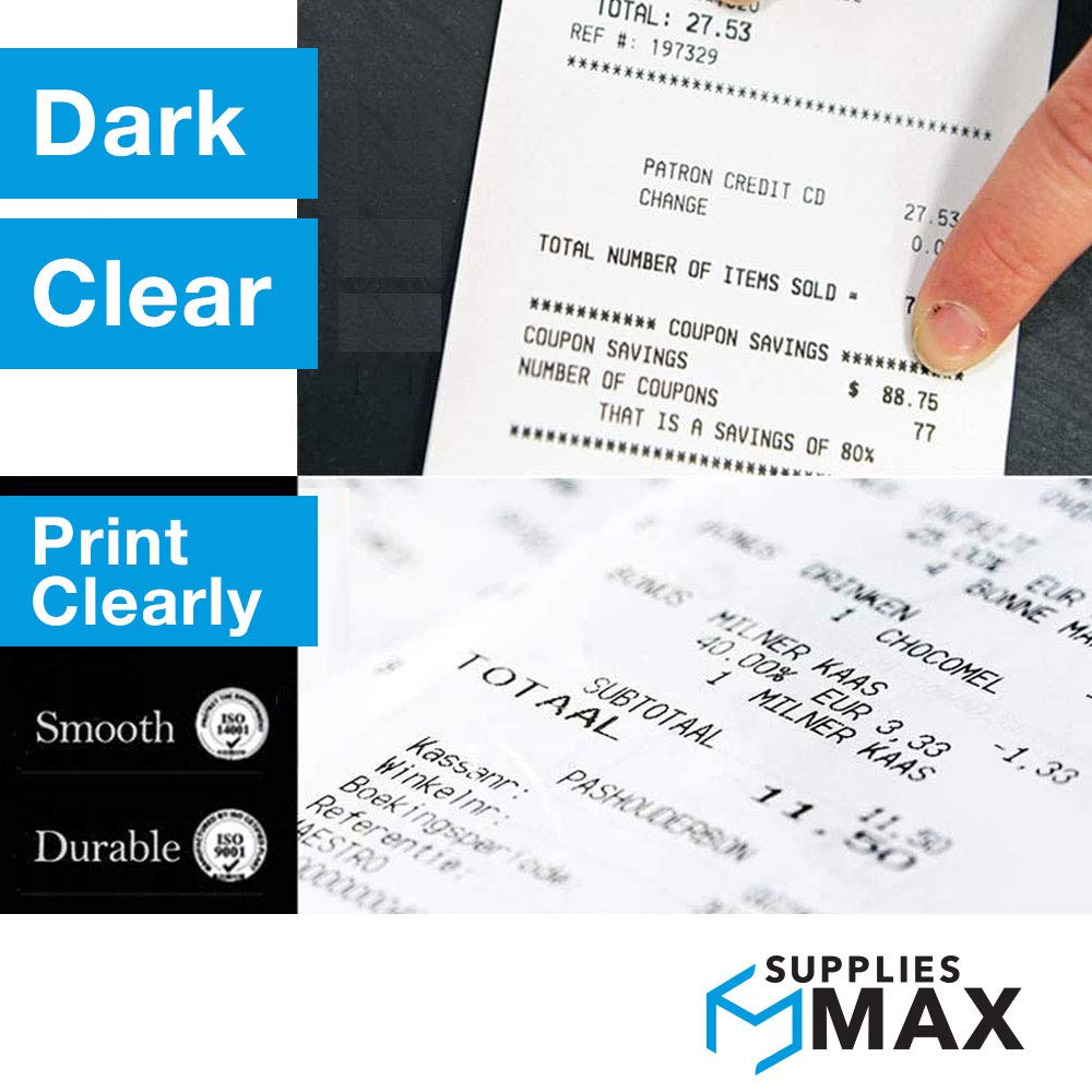 SuppliesMAX Compatible Replacement for C. Itoh 1550/8023A/8500/8510/9500/9515 Black Printer Ribbons (6/PK) (T050)