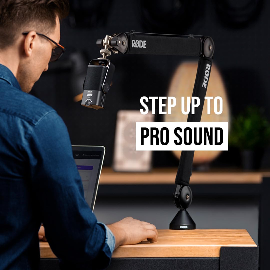 RØDE NT-USB Mini Versatile Studio-quality Condenser USB Microphone with Free Software for Podcasting, Streaming, Gaming, Music Production, Vocal and
