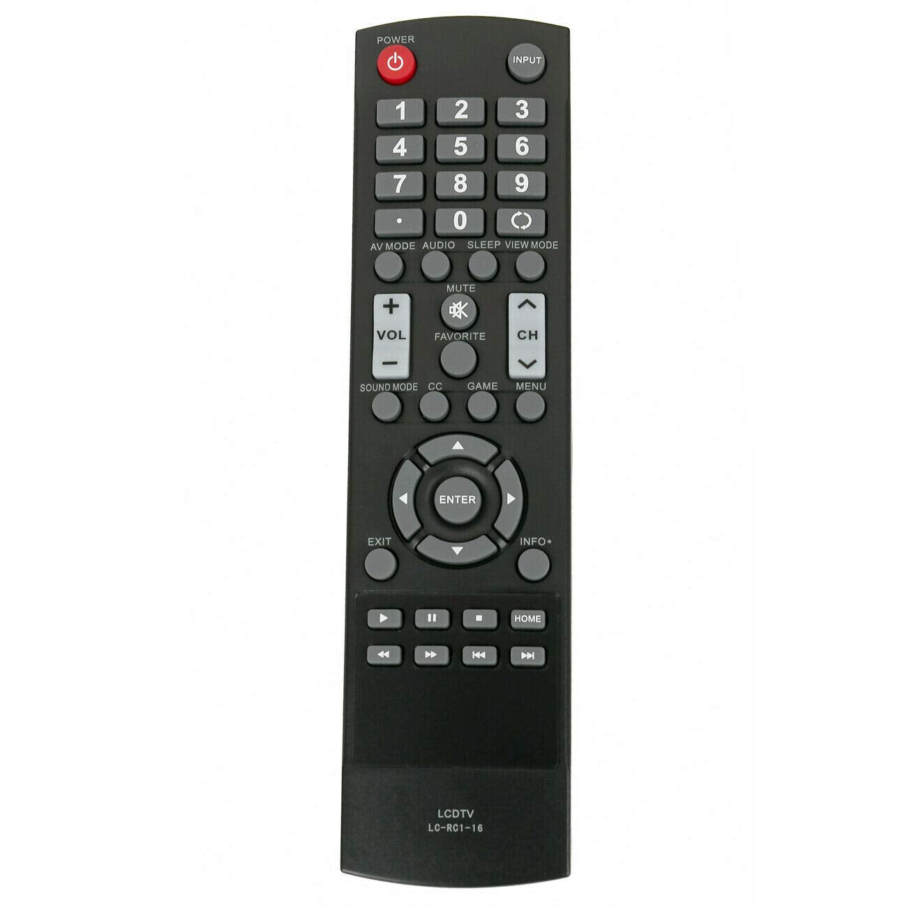 New LC-RC1-16 Remote Control for Sharp LCD LED HDTV TV LC-32LB370 LC-32LB480U
