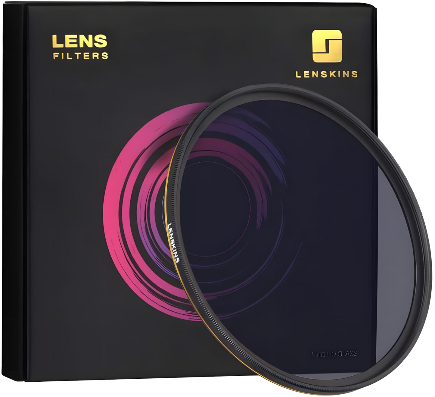 LENSKINS 77mm ND64 Filter, 6 Stop Neutral Density Filter for Camera Lenses, 16-Layer Multi-Resistant Coated, German Optics Glass, Weather-Seal ND
