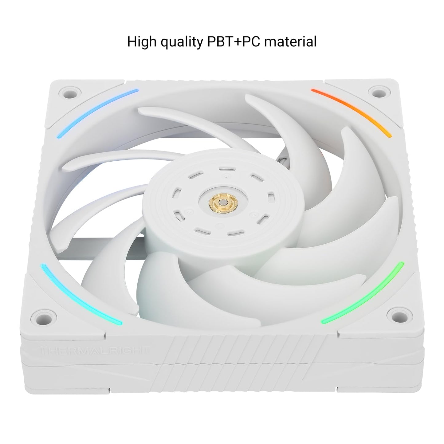 Thermalright TL-K12W, Computer Case Fan,High Performance 120mm PWM Cooler Fan,PC PWM Silent Fan with 2150RPM Speed, White CPU Cooling Fan