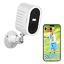 Recmoment Security Cameras Wireless Outdoor,2K Color Night Vision AI Motion Detection Spotlight Siren Alarm,5G/2.4G WiFi Home Indoor Camera Two-Way