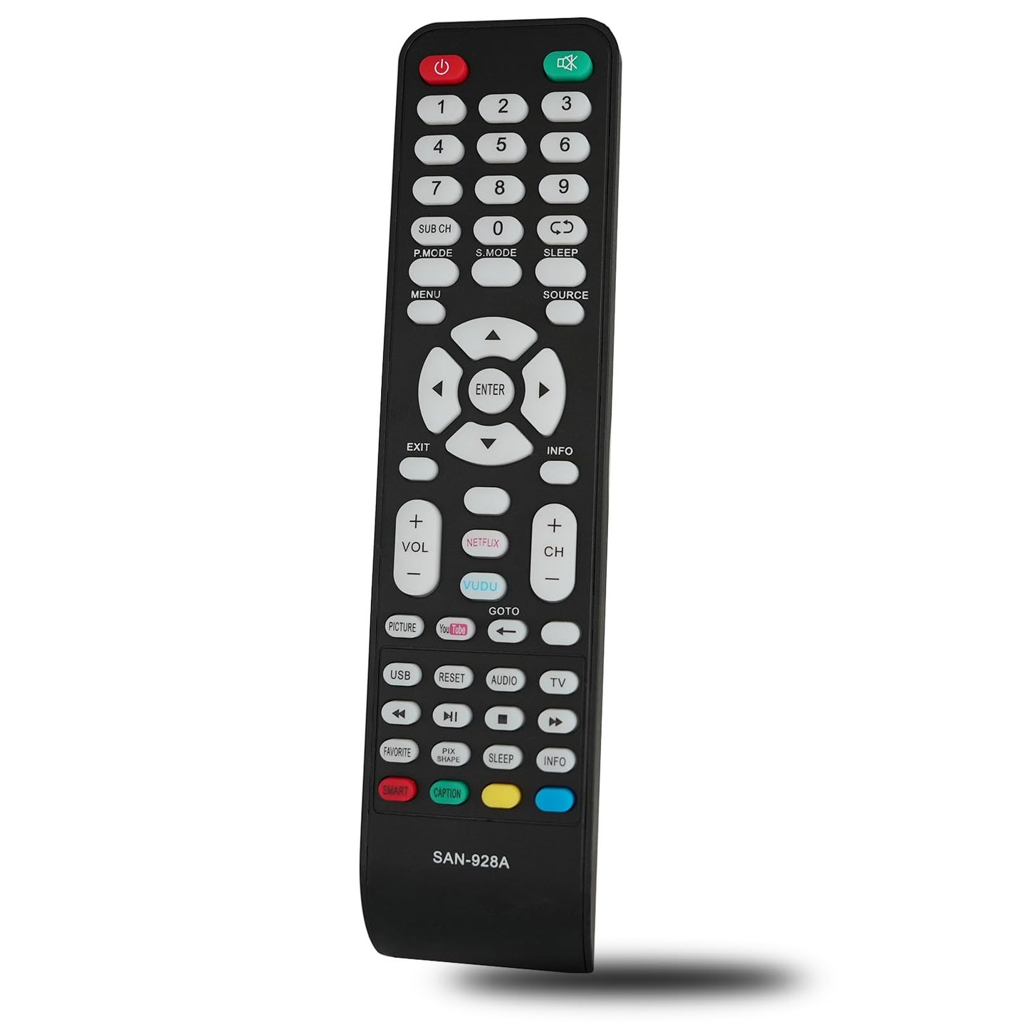Replacement Remote Control Compatible for Sanyo TV DP26648A DP32648 DP37649 DP42848 DP46819 DP46848 HT27546 HT27547