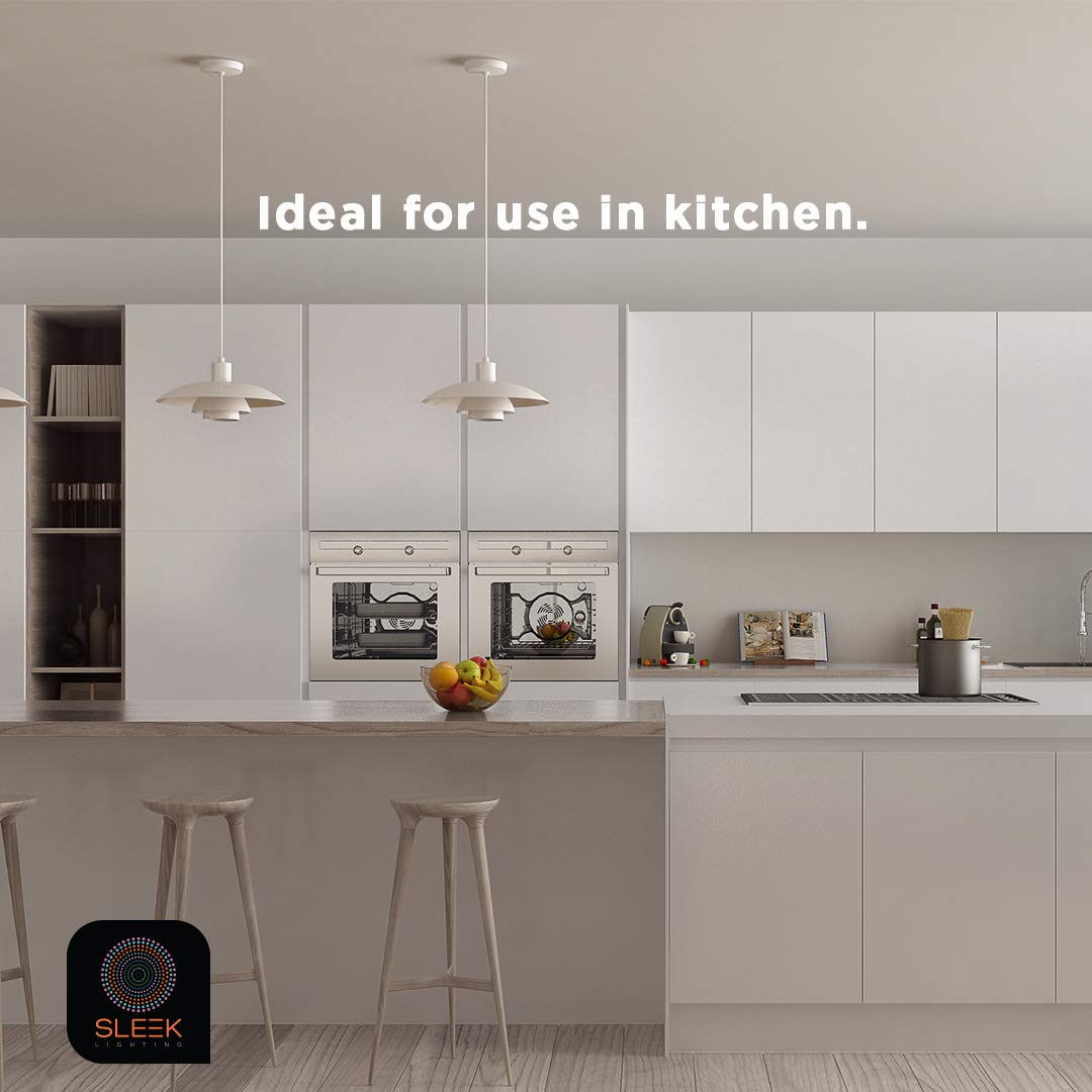 SLEEKLIGHTING - 13Watt GU24 Base 2 prong light bulbs- UL approved-120v 60Hz - Mini Twist Lock Spiral -Self Ballasted CFL Two Pin Fluorescent Bulbs