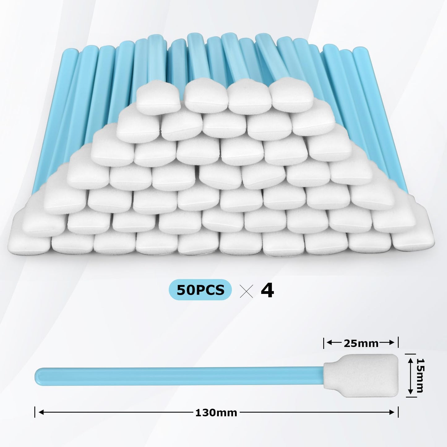 Foam Cleaning Swab Sticks, Dust-Free Cleaning Sponge Tip Swabs Printer Heads, Scanners, Camera Lenses, Chip Hard Disk Industries, Optical Lenses