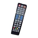 Replaced Remote Control Compatible for Samsung PN60E530A3FXZA T28D310NH PN60F5300BFXZA UN32EH4050FXZA UN46EH5000 UN60EH6000 LED HDTV Plasma TV