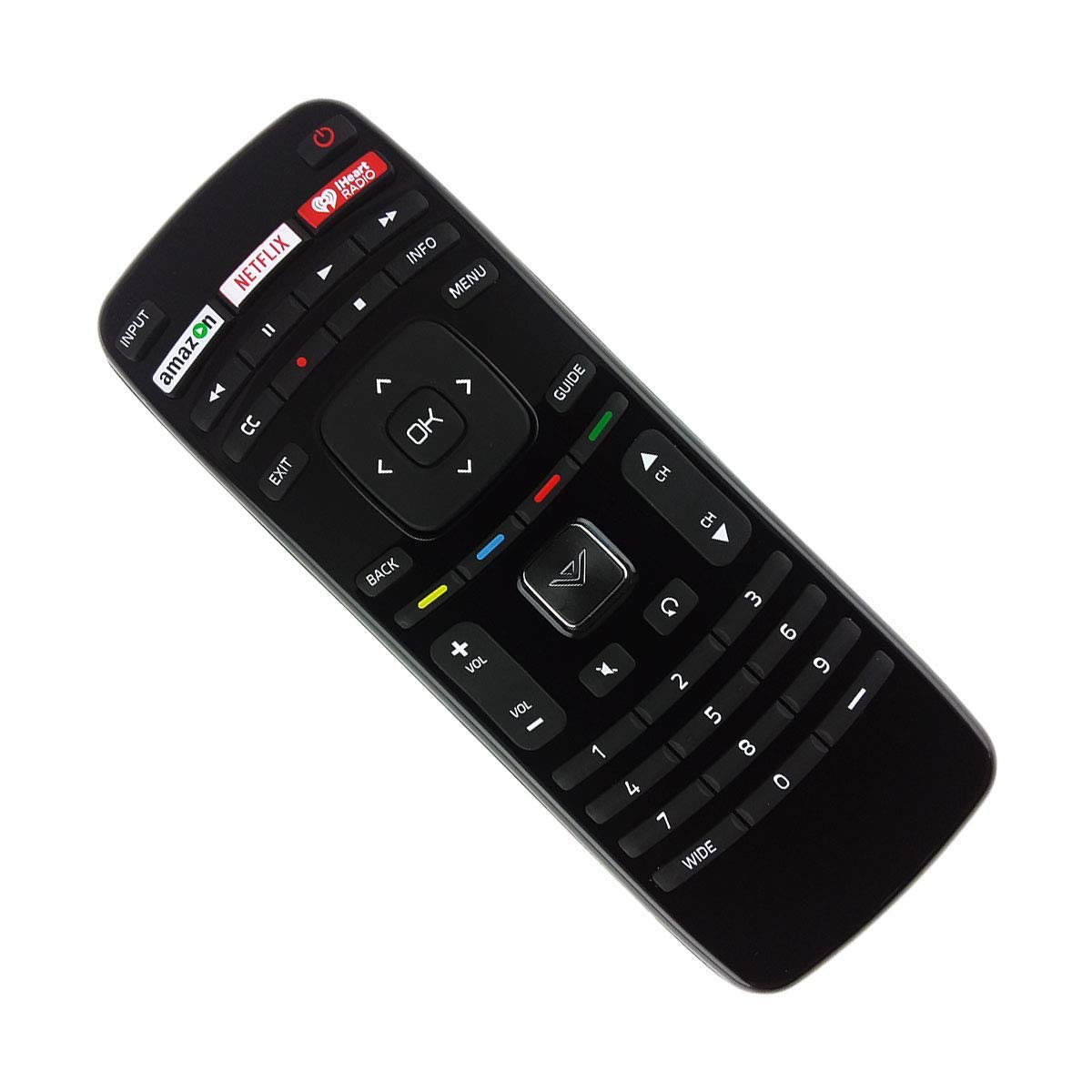 Vizio XRT112 Factory Original Replacement Smart TV Remote Control (Amazon/Netflix/iHeartRadio) - New 2018 Model