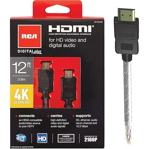 RCA 12 FT HDMI to HDMI Cable DH12HH