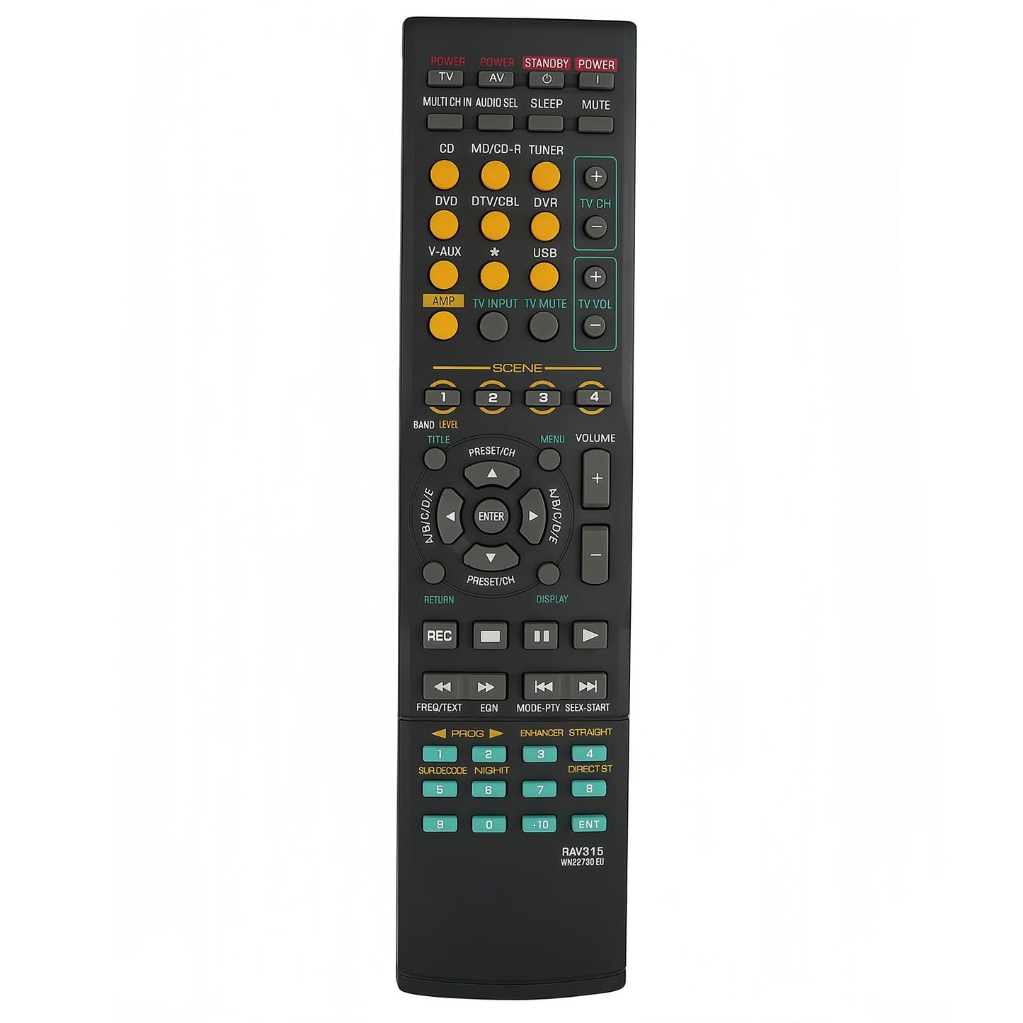 Remote Control Fit for RX-V800 WN057800 HTR-6140BL YHT740 RAV280 HTR-6150 RX-V1300 for Yamaha Home Theater System