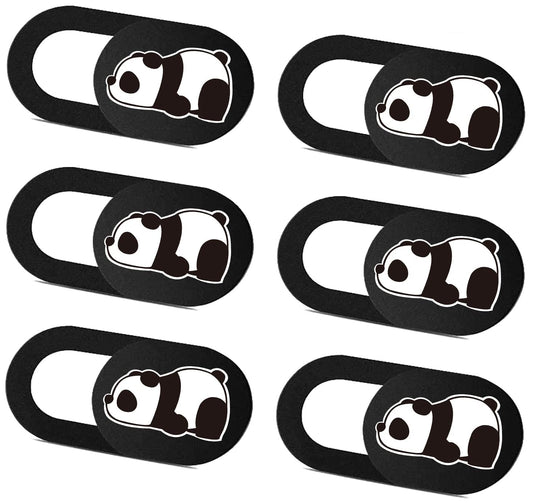 SIREG Webcam Cover Slide Ultra Thin - Cute Panda Web Camera Cover fits Laptop,Tablet,Computer, Smartphone, Protect Your Privacy and Security,Strong