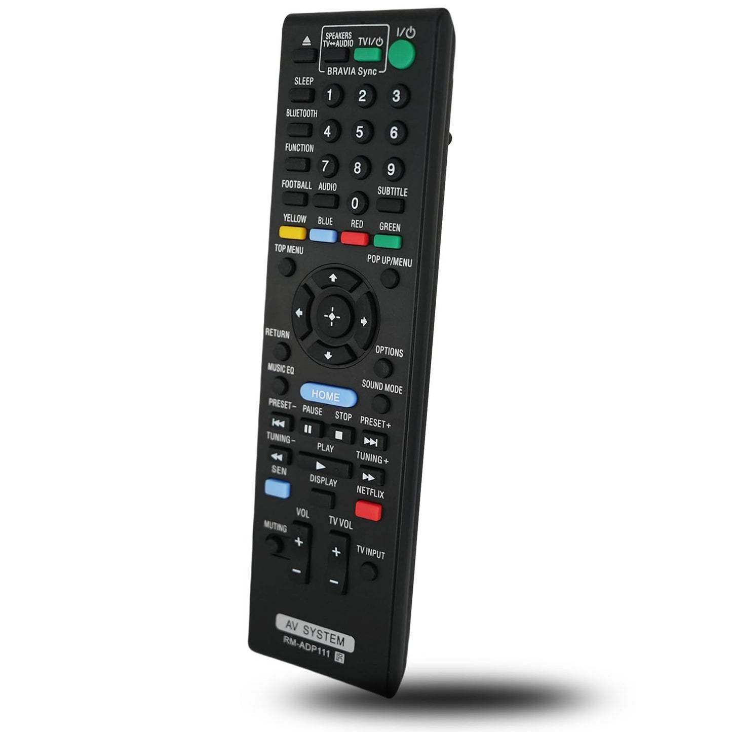 Replacement Remote Control RM-ADP111 Compatible for Sony BDV-E2100 BDV-E4100 BDV-E6100 BDV-E3100 Blu-ray DVD Home Theatre System