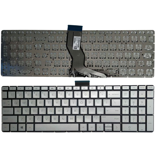 Laptop Replacement Keyboard Fit HP Pavilion 15-BS020WM 15-BS070WM 15-BS080WM 15-BS573TX 15-BS007TX 15-BS091MS 15-BS095MS US Layout (Sliver No