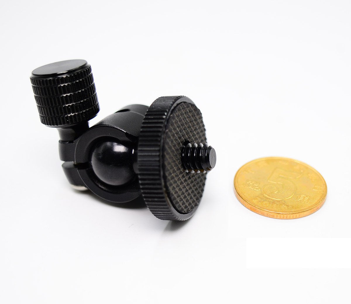 Koolehaoda Mini Ballhead Camera Tripod Ball Head Mount with 1/4" to1/4 Screw Connector