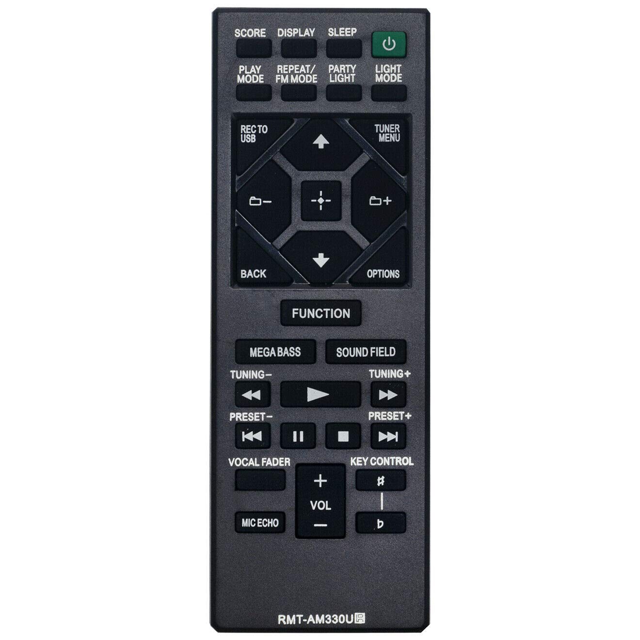 New RMT-AM330U Replace Remote Control for Sony Audio MHC-M20 MHC-V21 MHC-V50 MHC-V50 MHC-V71
