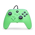 PowerA Advantage Plus Wired Controller for Xbox Series X|S - Green Meadow, officially licensed, adjustable height thumbsticks, hall effect, mappable