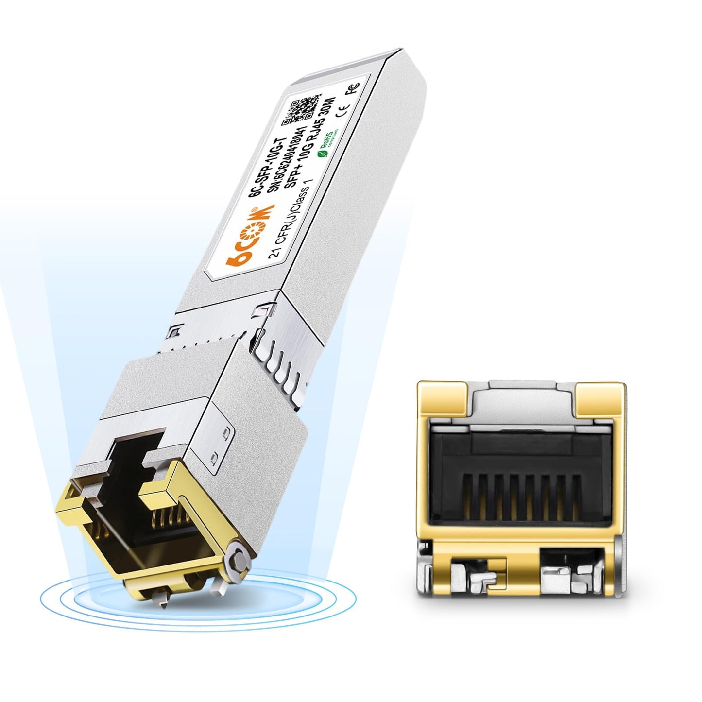 10GBase-T SFP+ Copper RJ45 Module Transceiver, RJ-45 SFP+ CAT.6a