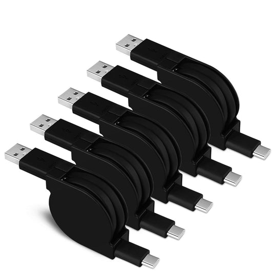 USB Type C Cable, USB C Cable Cords 5 Pack (3.3ft) Braided Fast Charger Cord Compatible with Samsung Galaxy S25 S24 S23 S22 S21 Ultra S20+ Plus,LG G6