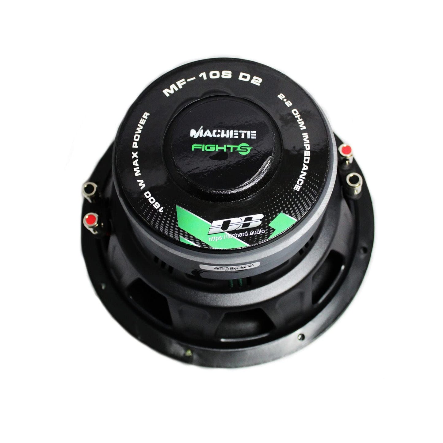 Deaf Bonce Machete 10'' 1600 Watts 2+2 Ohm Dual Voice Coil Subwoofer MF-10S-D2