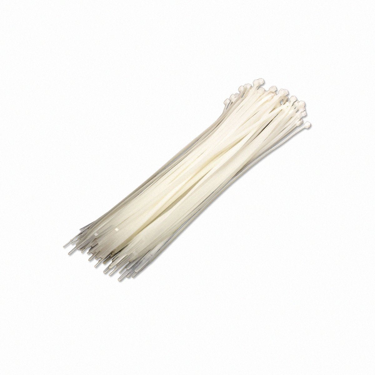 NavePoint 14 Inch Nylon Cable Wire Zip Tie 50 lbs - Natural White 100 Pack Lot Pcs Qty
