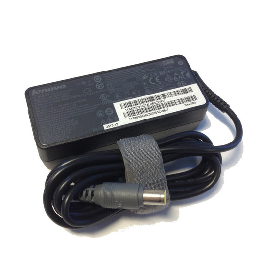 Lenovo 65w AC Adapter ( 40Y7696 , Round Barrel Type) In The Factory Sealed Lenovo Retail Packaging