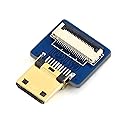 Waveshare Mini HDMI Adapter for DIY HDMI Cable, Horizontal/Straight Connector