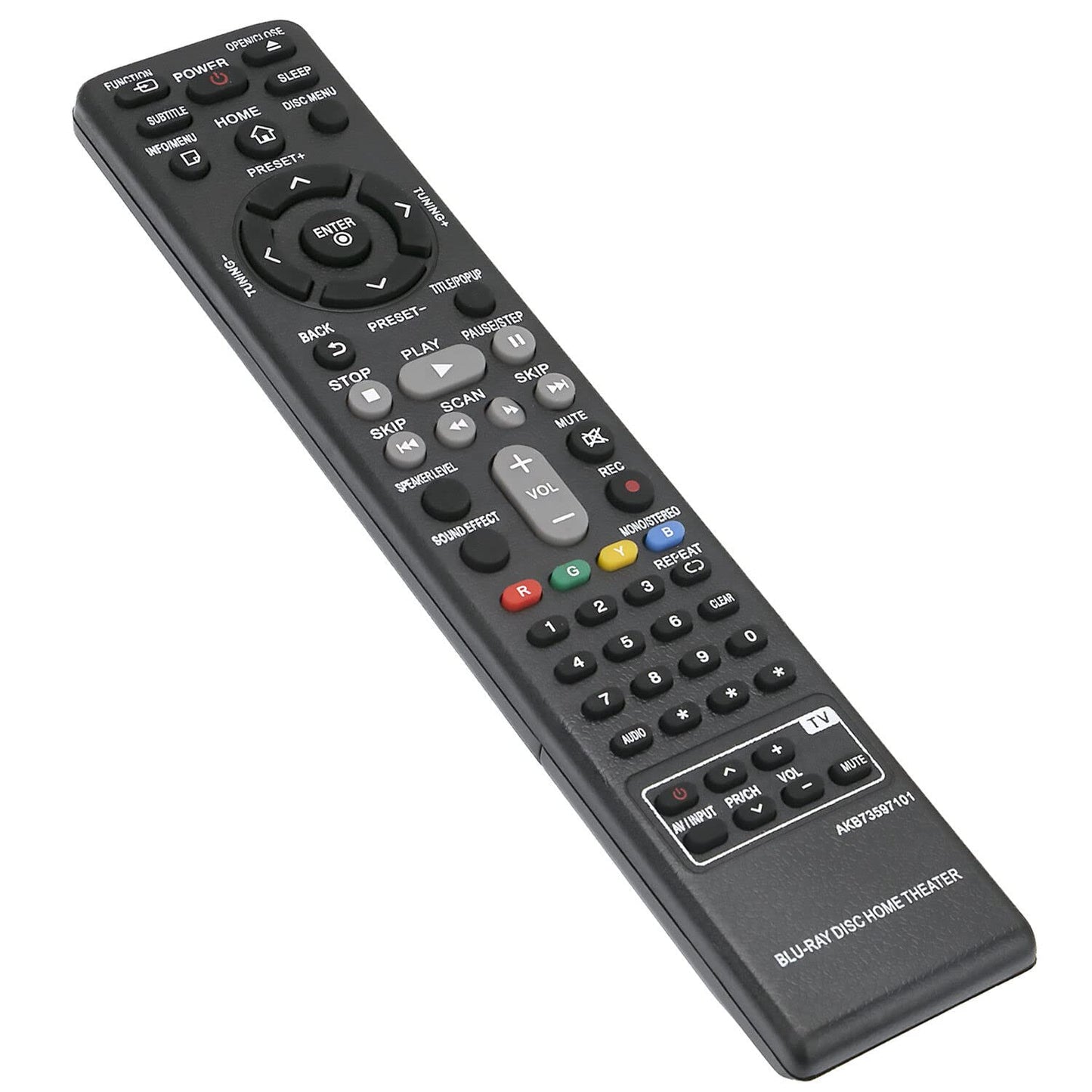 NTQinParts Replacement TV Remote Control Controller for LG BH4120 BH4120S S42S2-S S42S1-W Home Theater Blu-Ray Disc Player